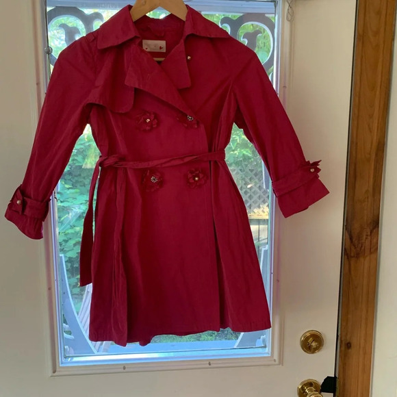 Lanvin Petite  Pink trench, size 8 - Picture 3 of 8